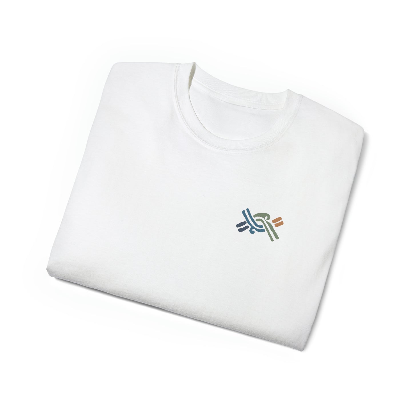 Unisex Ultra Cotton Tee Colorful Logo